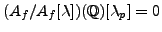 $ \lambda_p = \lambda$