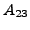 $ {\mbox{{\fontencoding{OT2}\fontfamily{wncyr}\fontseries{m}\fontshape{n}\selectfont Sh}}}(\mathbb{Q}, A_{23})$