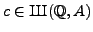 $ \iota : A \to C$