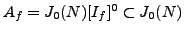 $ \mathbb{T}(N)/I_f$