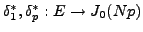 $\displaystyle (\delta_1^* \pm \delta_\ell^*)_*(c_\ell) = 0 \in \H ^1(\mathbb{Q},J_0(Np))?
$