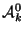$ \mathcal{A}^0_k$