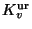 $ K_v^{\ur}$