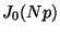 $ J_0(N p)$