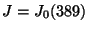 $ J=J_0(389)$