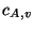$ c_{A,v}$