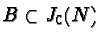 $B\subset J_0(N)$